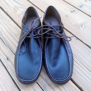 Buckaroo Brown Men's Moc Toe Casual Shoes Sz 43/ 9